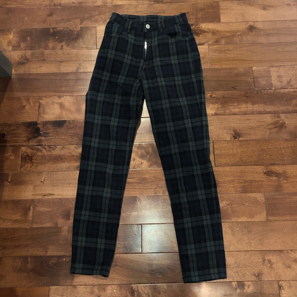 Plaid PacSun Pants (high-waisted)